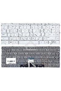 Клавиатура для ноутбука HP Pavilion 14-DV 14-DW серебристая