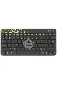 Клавиатура + мышь Logitech Wireless Desktop MK240 Nano Black Retail Combo