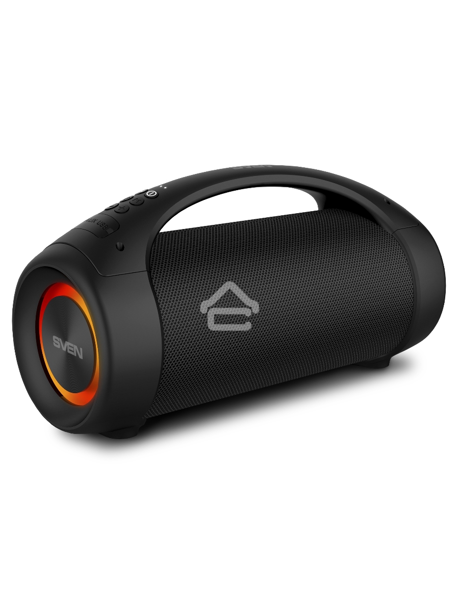 Колонки Sven 370 2.0 чёрные (2x2W, USB, RGB подсветка)