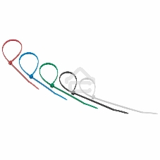 Хомут-стяжкa нeйлонoвая Rexant 250x3,6 мм, цветная, упаковка 25 шт.