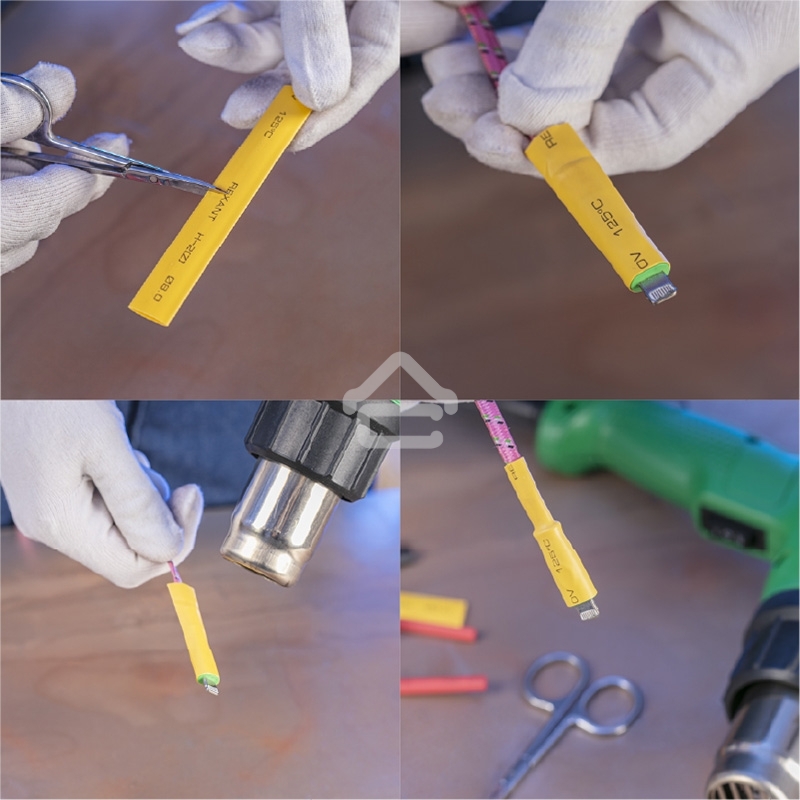 Термоусаживаемые трубки Rexant AUTO PLUS 2:1 (Набор 19 шт.)