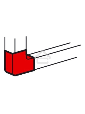 Плоский угол 90° - для кабель-каналов Metra 100x50