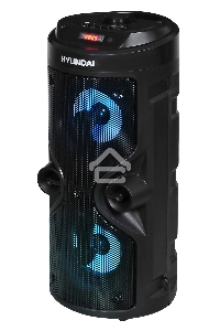 Минисистема Hyundai H-MC150 черный 50Вт/FM/USB/BT/SD/MMC