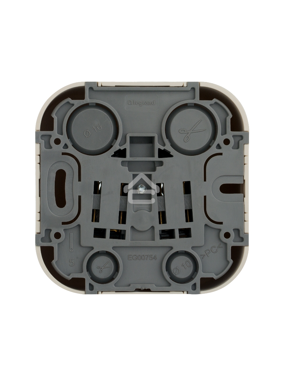 Розетка Legrand 782241 с заземлением без шторок (Слоновая кость)