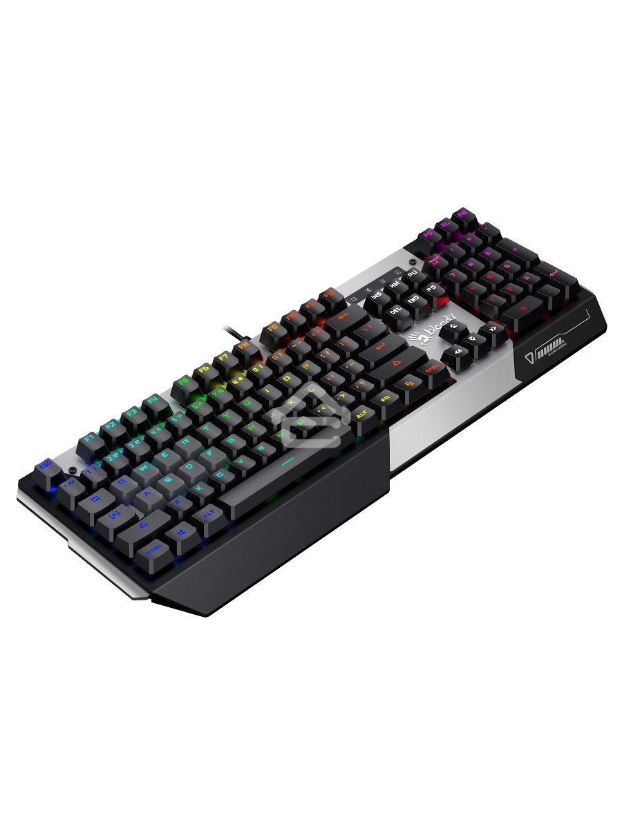 Клавиатура A4Tech Bloody B865N механическая серый/черный USB for gamer LED