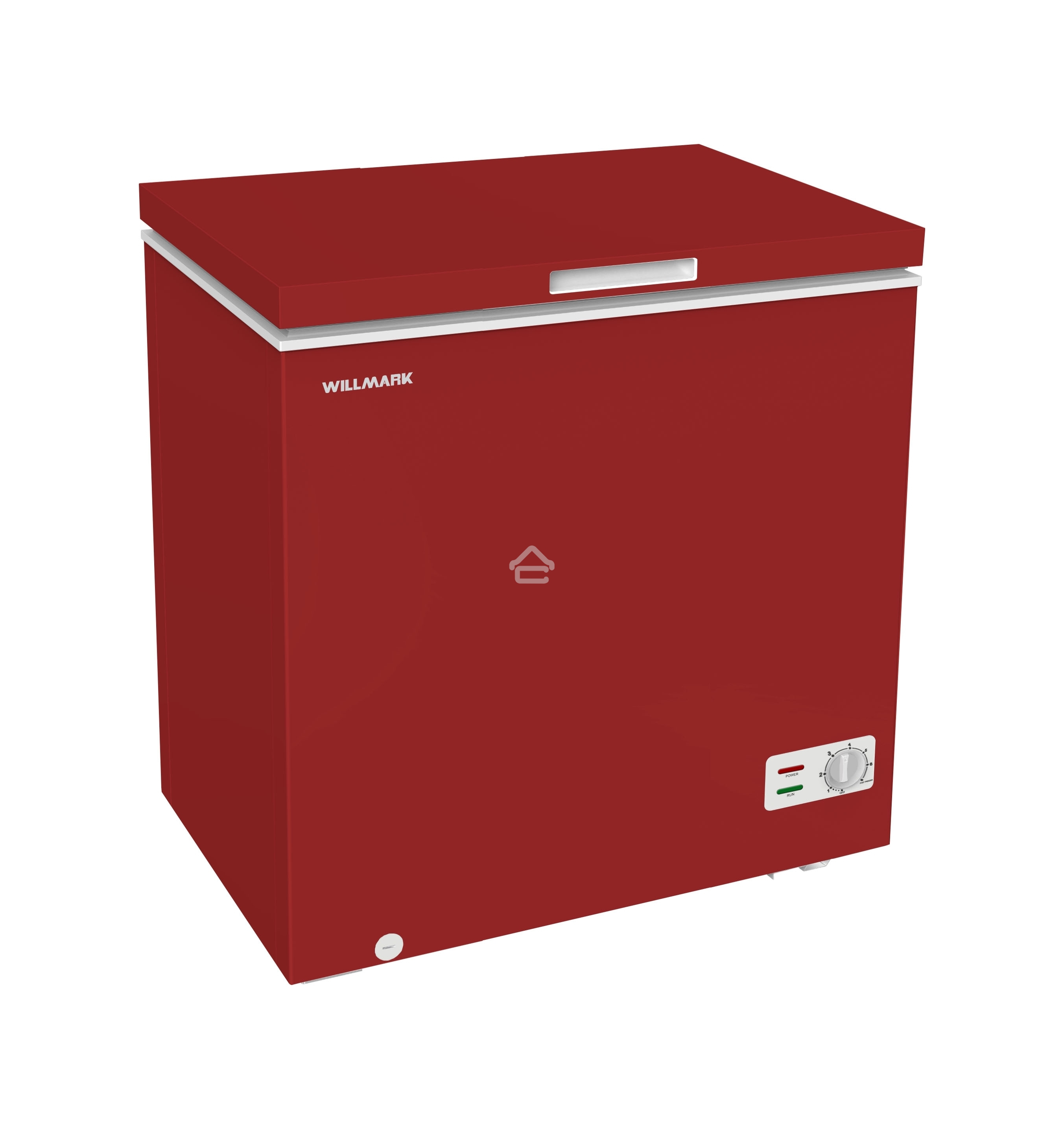 Морозильный ларь Willmark CF-250CS красный, 211л