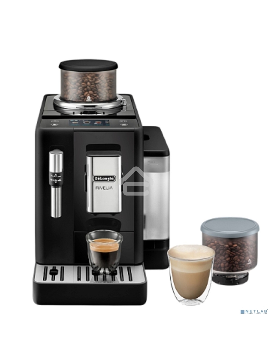 Кофемашина автоматическая Delonghi EXAM440.35.B черный, исп. кофе - молотый/зерновой 1,4 л, 1450 Вт, 19 Бар