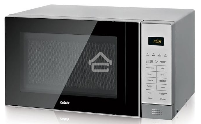 Микроволновая печь BBK 20MWG-736S/BS серебристый/черный, 20 л, 700 Вт, сенсор