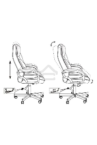 Кресло игровое Бюрократ VIKING 6 KNIGHT B FABRIC черный крестовина металл/пластик