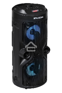 Минисистема Hyundai H-MC150 черный 50Вт/FM/USB/BT/SD/MMC