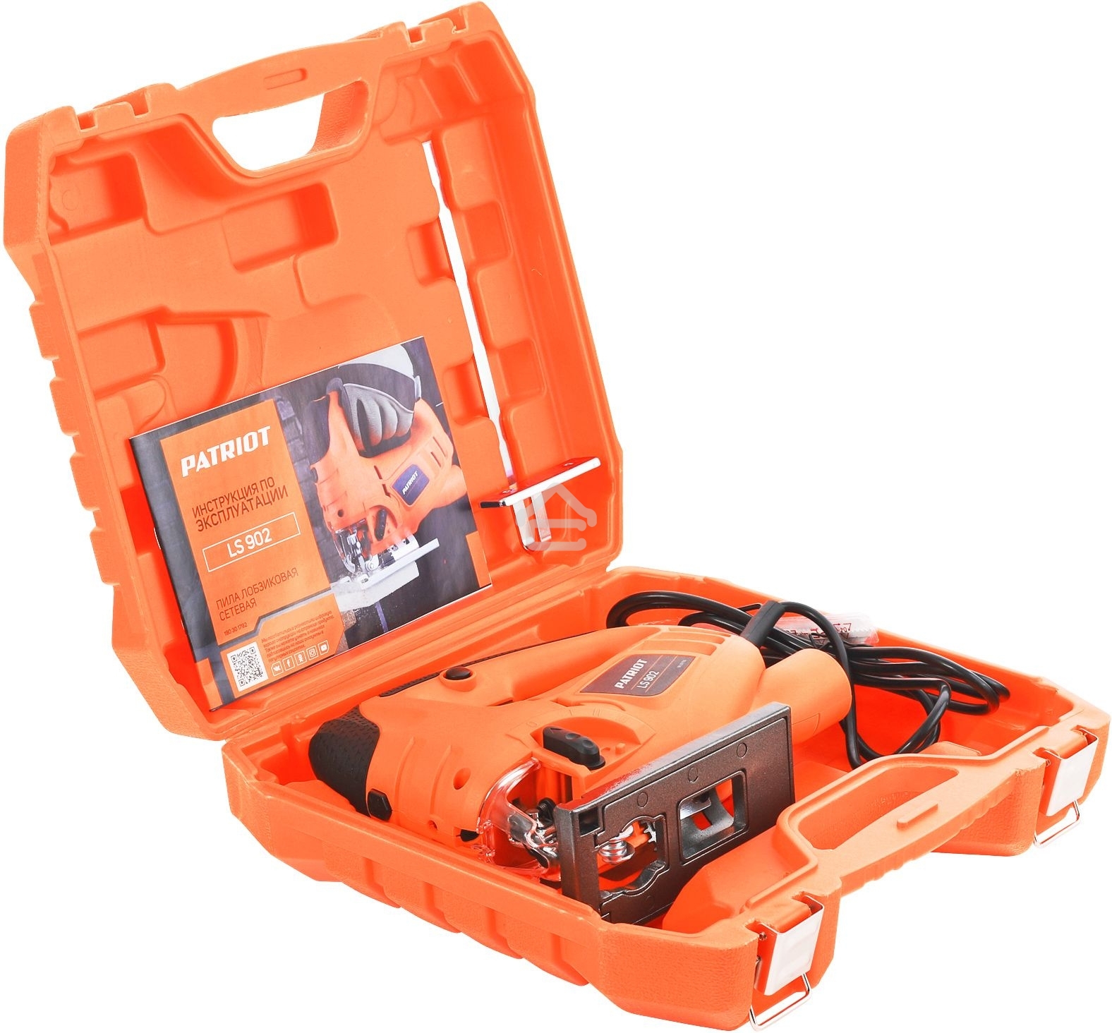 Лобзик электрический PATRIOT LS 902, мощность 800 Вт, макс толщина дерева 100мм