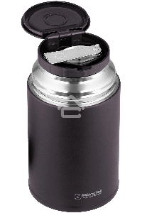 Термос для еды Rondell Tierno RDS-1661 0.7л. бордовый с чехлом картонная коробка