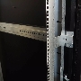 Шкаф серверный напольный 42U (800  1200) дверь перфорированная, задние двойные перфорированные, цвет черный