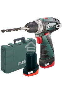 Дрель-шуруповерт Metabo PowerMaxx BS 600080500, Аккумуляторный, 12В, 2 АКБ