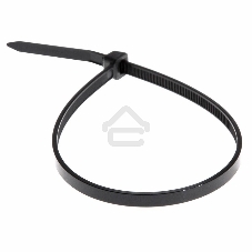 Хомут-стяжкa нeйлонoвая Rexant 250x3,6 мм, черная, упаковка 25 шт.