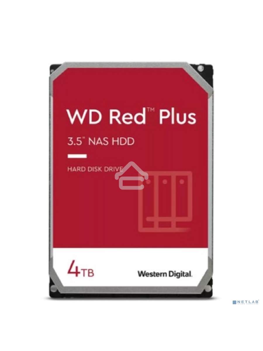 Жесткий диск Western Digital SATA 4TB 6GB/S 256MB RED PLUS WD40EFPX