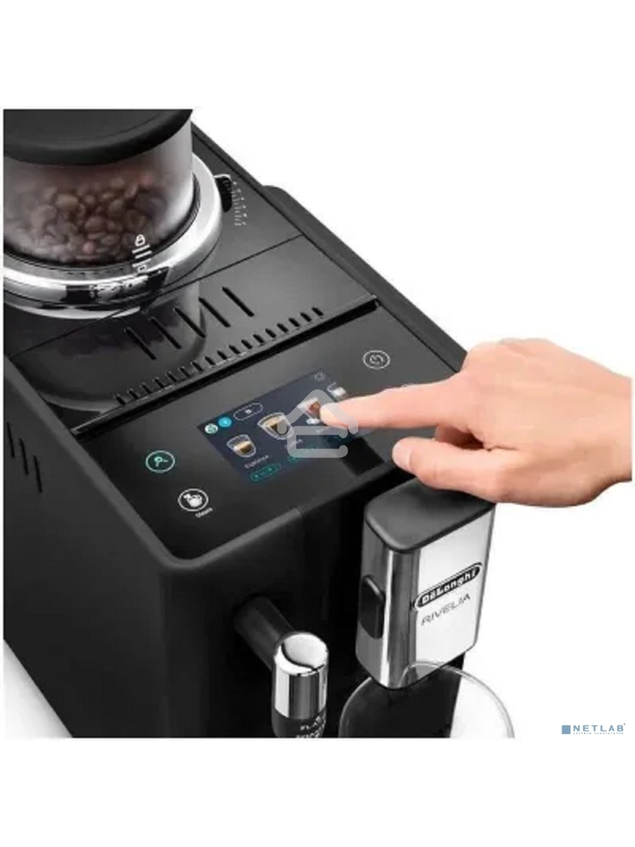 Кофемашина автоматическая Delonghi EXAM440.35.B черный, исп. кофе - молотый/зерновой 1,4 л, 1450 Вт, 19 Бар