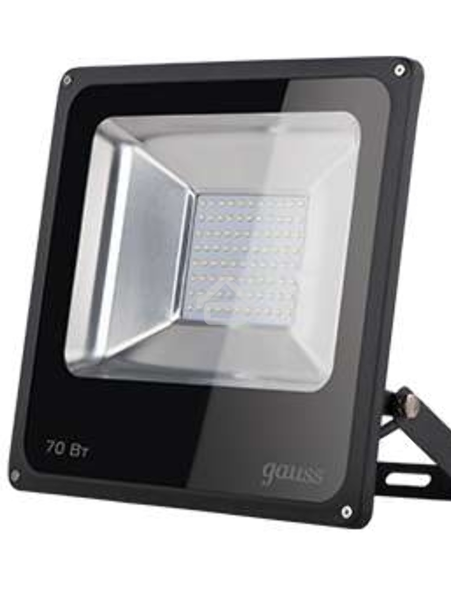Прожектор светодиодный LED 70Вт IP65 6500К черн. Gauss 613100370