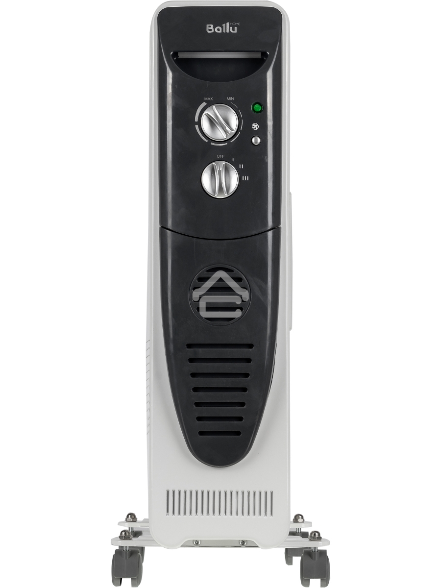 Масляный обогреватель Ballu Turbo BOH/TB- 09FH 2000 (9 секций) белый, 2000 Вт, 28 м2, термостат