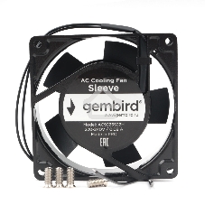 Вентилятор для корпуса Gembird 18923 черный, 92 мм, 2400 об/мин, 31.5 дБ, 2 pin