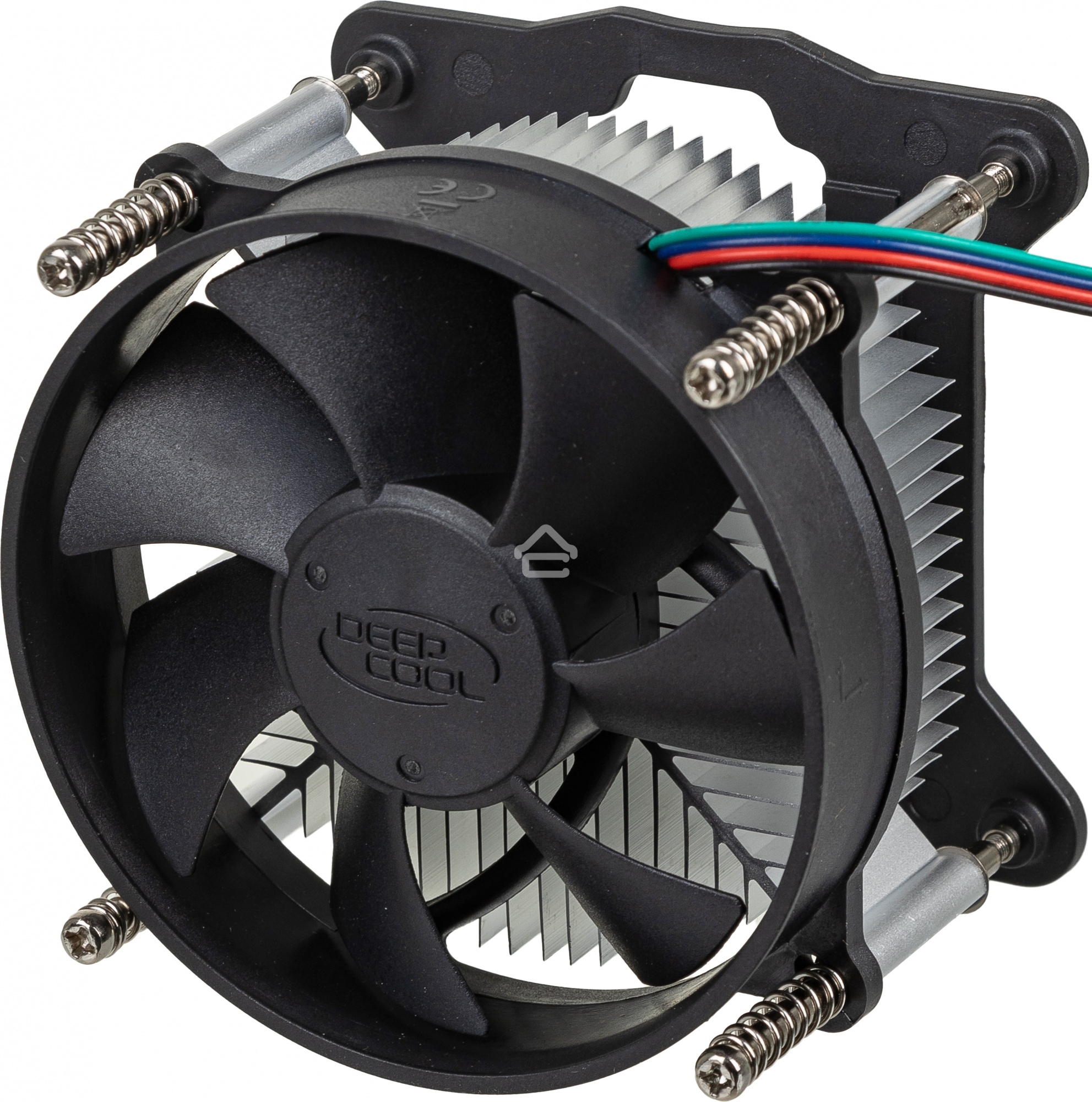 Кулер для процессора DEEPCOOL CK-11508 PWM черный, 92 мм, алюминий, 2200 об/мин, 30.1 дБ, 4 pin, 65 Вт, 70 мм