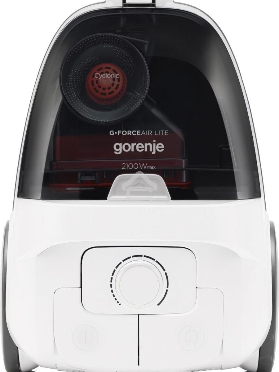 Пылесос Gorenje VC2101GALWCY белый/черный, 300/2100 Вт, уборка сухая, пылесборник контейнер, 3.3 л