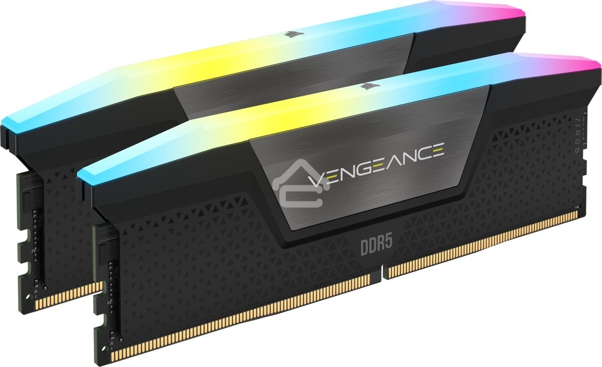 Оперативная память Corsair Vengeance RGB DDR5 Dimm CMH32GX5M2B5200C40 5200MHz 32GB 2x16GB Unbuffered, 40-40-40-77, XMP 3.0, Black Heatspreader, 1.25V (692850)