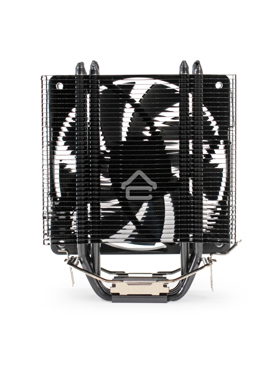 Кулер для процессора ExeGate Dark Magic EE400XL-PWM черный, 120 мм, алюминий/медь, 2400 об/мин, 37 дБ, 4 pin, 140 Вт, 155 мм