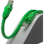 Патч-корд GCR прямой 20.0m UTP кат.6, зеленый, 24 AWG, ethernet high speed, RJ45, T568B, GCR-52394