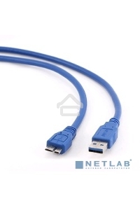 Кабель Gembird PRO CCP-mUSB3-AMBM-10, USB 3.0 кабель для соед. 3м А-microB (9 pin) позол.конт., пакет