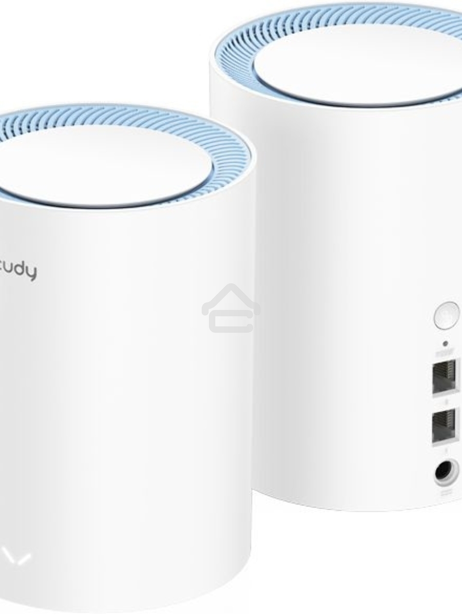 Бесшовный Mesh роутер Cudy M1200 (M1200 2-PACK) AC1200 Wi-Fi белый (упак.:2шт)