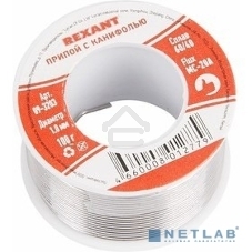 Припой с канифолью Rexant 250 гр. 0.6 мм /Sn60 Pb40 Flux 2.2%/ 09-3311