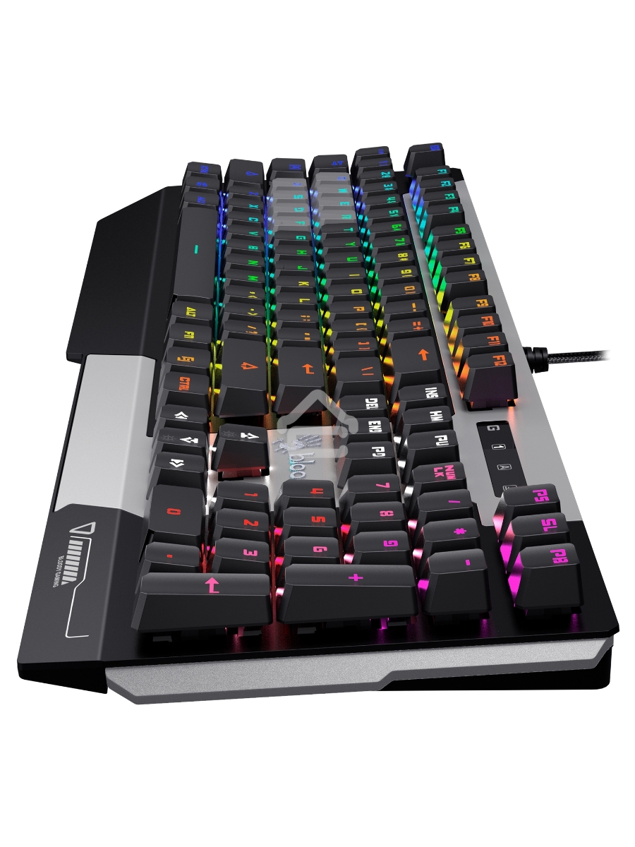 Клавиатура A4Tech Bloody B865N механическая серый/черный USB for gamer LED
