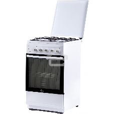 Плита газовая Flama N FG 24236 W белый, конфорок 4 газовых, духовка 50 л, 50 см x 85 см x 60 см