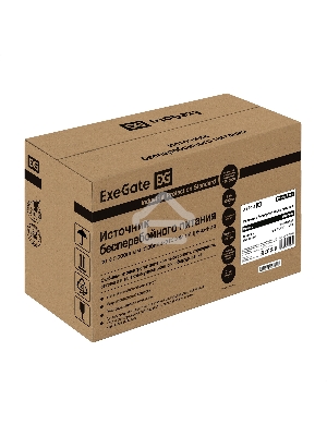 Источник бесперебойного питания ExeGate Power Back BNB-1000.LED.AVR.4C13.RJ.USB <1000VA/550W, LED, AVR, 4*C13, RJ45/11,USB, Black>