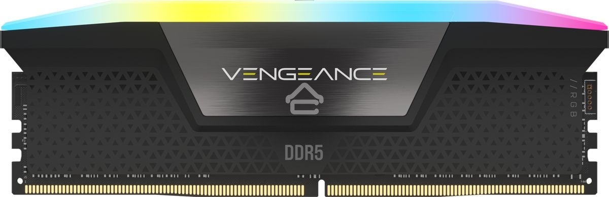 Оперативная память Corsair Vengeance RGB DDR5 Dimm CMH32GX5M2B5200C40 5200MHz 32GB 2x16GB Unbuffered, 40-40-40-77, XMP 3.0, Black Heatspreader, 1.25V (692850)