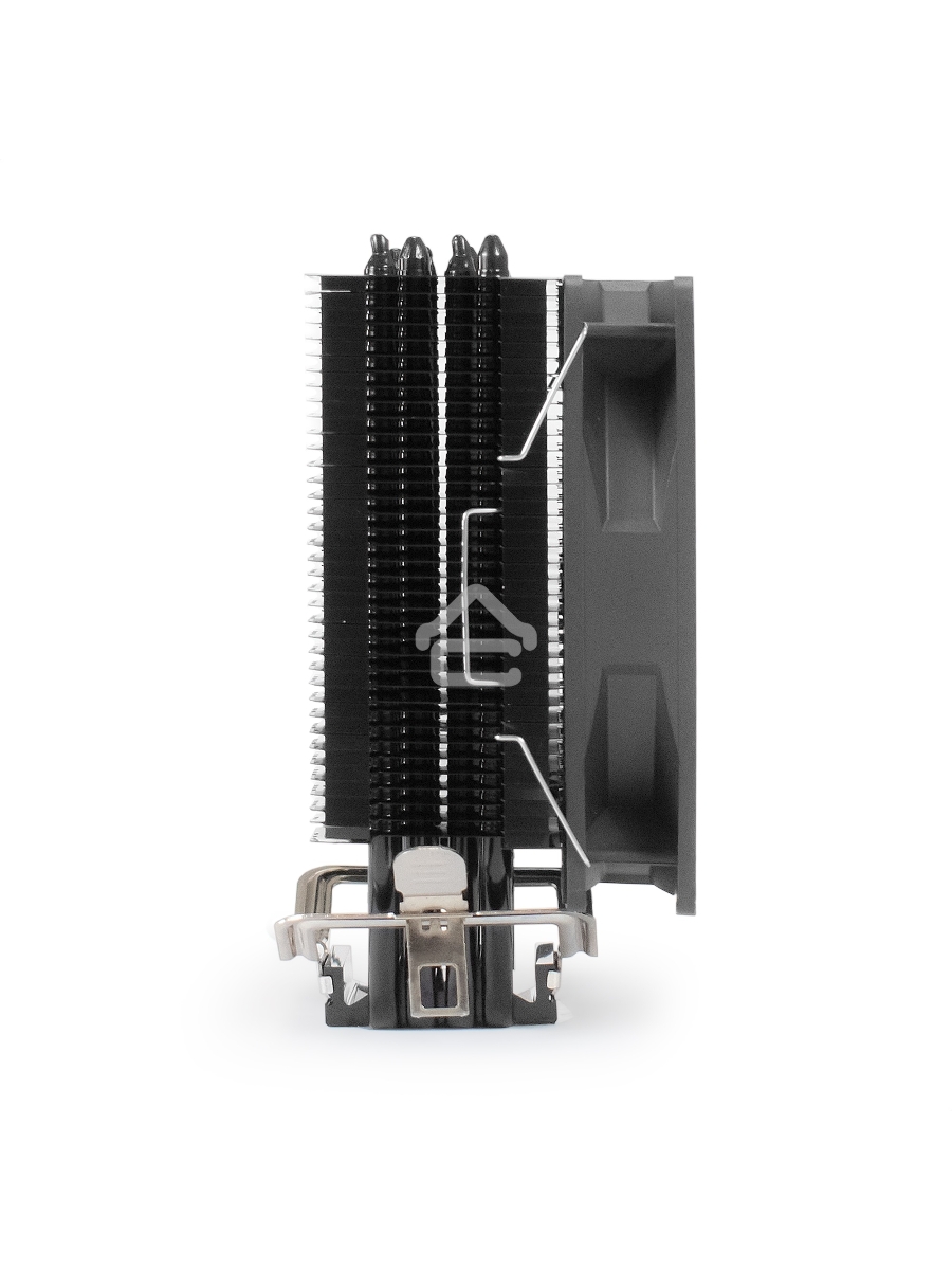 Кулер для процессора ExeGate Dark Magic EE400XL-PWM черный, 120 мм, алюминий/медь, 2400 об/мин, 37 дБ, 4 pin, 140 Вт, 155 мм