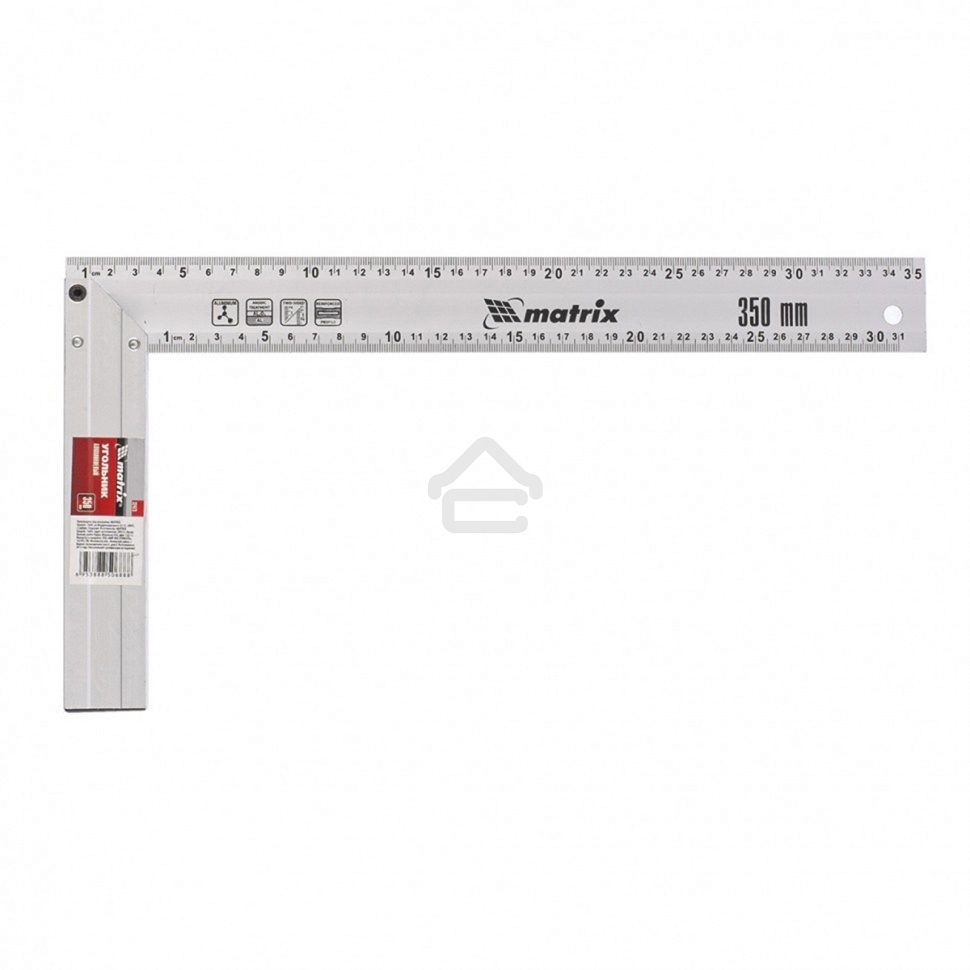 Угольник Matrix, 350 мм, алюминиевый, литой