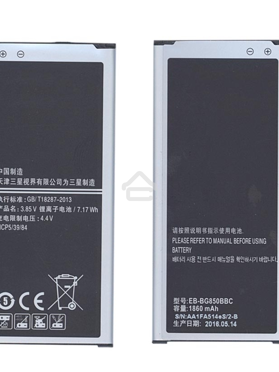 Аккумуляторная батарея EB-BG850BBC, EB-BG850BBE для Samsung Galaxy Alpha SM-G850/SM-G850F 3.85V 1860