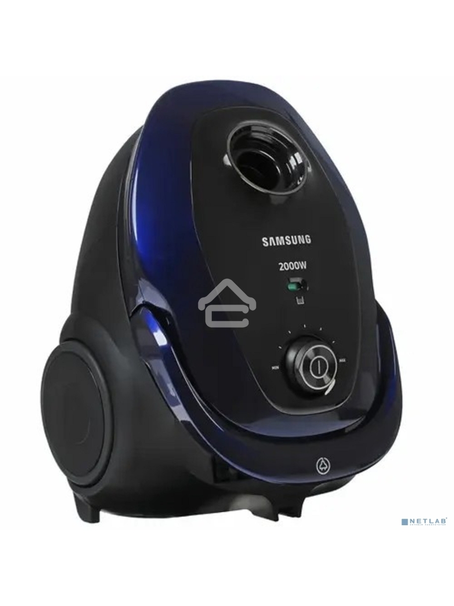 Пылесос Samsung SC20M255AWB синий, 460/2000 Вт, уборка сухая, пылесборник мешок 2.5 л