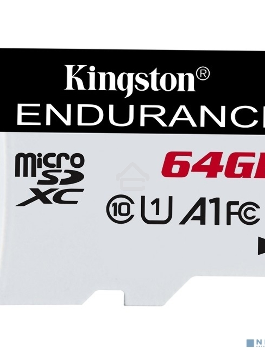 Флеш карта microSD 64GB Kingston microSDНC Class 10 A1 UHS-I Endurance 95R/30W Card Only