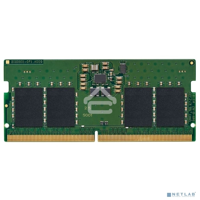 Оперативная память Kingston ValueRAM, DDR5, 16GB (1x16GB), 5600MHz, CL46, SO-DIMM
