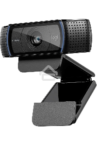 Веб-камера Logitech C920 HD Pro Webcam (Full HD 1080p/30fps, автофокус, угол обзора 78°, стереомикрофон, кабель 1.5м) (арт. 960-000998, M/N: VU0062)