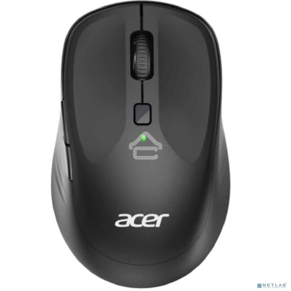 Мышь беспроводная Acer OMR300 черный, 1600 dpi, радиоканал, USB, кнопки - 6