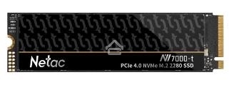 Накопитель SSD Netac NV7000-T, 2Tb, M.2 2280, PCIe 4.0 x4, NVMe, R/W 7300/6700, с радиатором