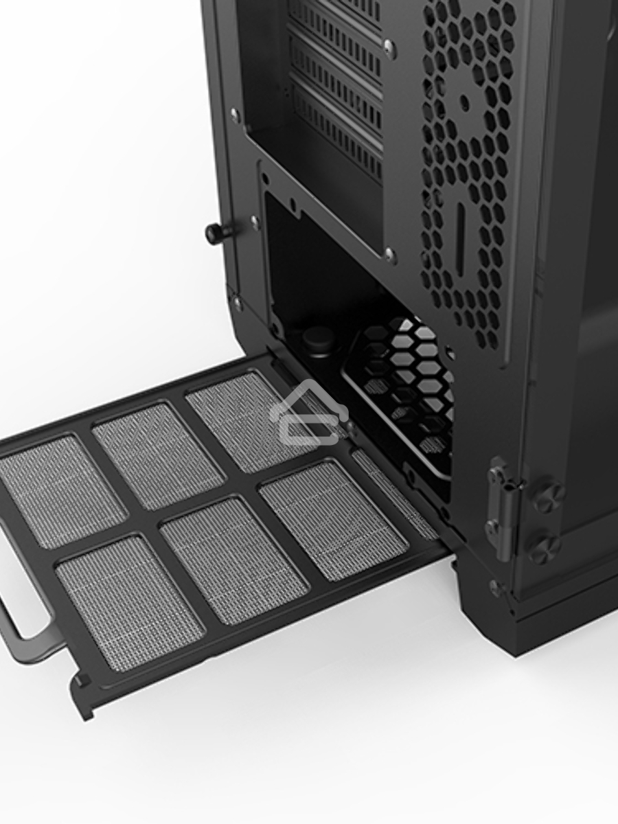 Корпус PHANTEKS Enthoo Pro Tempered Glass, Black, без БП, PWM Hub, Full-Tower