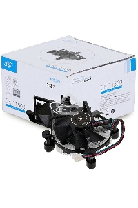 Кулер для процессора DEEPCOOL CK-11509 черный, 92 мм, алюминий, 2200 об/мин, 26.8 дБ, 3 pin, 65 Вт, 56 мм