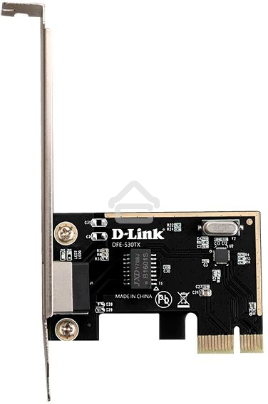Сетевой адаптер D-Link DFE-530TX/E1A Сетевой PCI Express адаптер с 1 портом 10/100Base-TX (OEM)