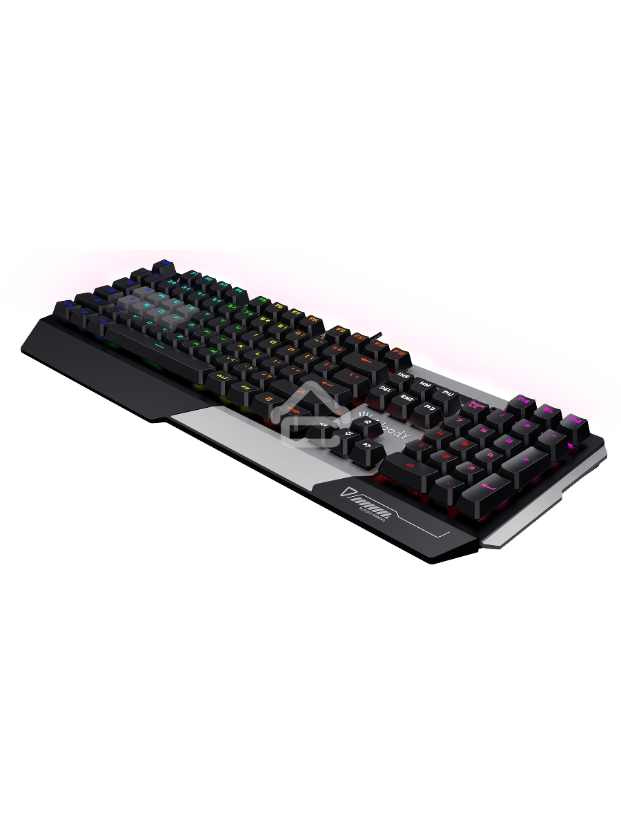 Клавиатура A4Tech Bloody B865N механическая серый/черный USB for gamer LED