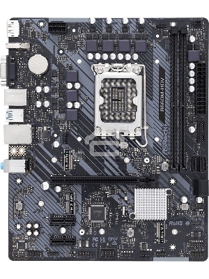 Материнская плата ASRock B660M-HDV, LGA 1700, Intel B660, 2xDDR4, 4xSATA, 2xM.2, 1xPCI-E 4.0 x16, 1xHDMI, 1xDP, 1xVGA, 1x 1Gb LAN, 2xUSB-A 2.0, 3xUSB-A 3.2 Gen 1, 1xUSB-C 3.2 Gen 1, 3x3.5 мм, 7.1, Micro-ATX
